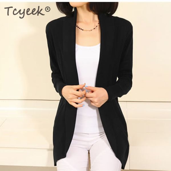 tcyeek autumn ladies cardigan korean knitted sweater women 2019 spring elegant long coat female sweaters black cardigans lw676, White
tcyeek autumn ladies cardigan korean knitted sweater women 2019 spring elegant long coat female sweaters black cardigans lw676, White