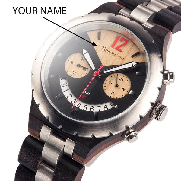 customized name luxury wood watch bobo bird brand waterproof men wristwatches relogio masculino great gift v-q28, Slivery;brown
customized name luxury wood watch bobo bird brand waterproof men wristwatches relogio masculino great gift v-q28, Slivery;brown
