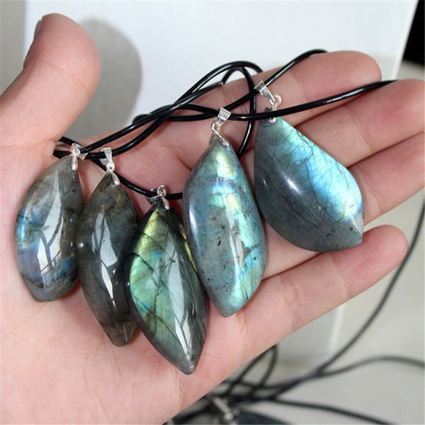 natural labradorite crystal pendants necklace rough stone pendulum spiritual meditation chakra healing reiki organic material, Silver
natural labradorite crystal pendants necklace rough stone pendulum spiritual meditation chakra healing reiki organic material, Silver