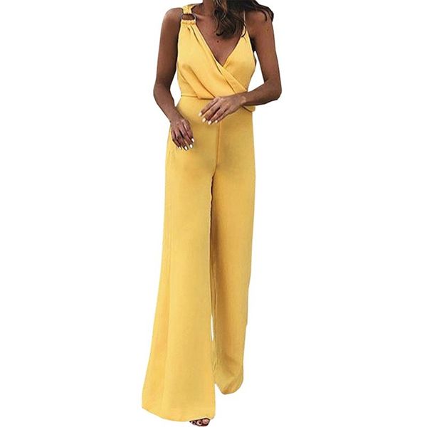 wide leg jumpsuit romper women summer deep v neck sleeveless irregular buckle strap wrap jumpsuit vacation female jumpsuits, Black;white
wide leg jumpsuit romper women summer deep v neck sleeveless irregular buckle strap wrap jumpsuit vacation female jumpsuits, Black;white