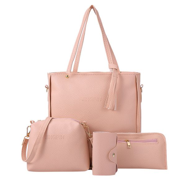 4 шт. женщина сумка новая мода из четырех частей сумка messenger кошелек сумка bolsa feminina роскошные дикие девушки посланник
4 шт. женщина сумка новая мода из четырех частей сумка messenger кошелек сумка bolsa feminina роскошные дикие девушки посланник