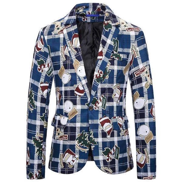 men's blazers and suit jackets one button christmas print suit dress costumes men clothes 2020, White;black
men's blazers and suit jackets one button christmas print suit dress costumes men clothes 2020, White;black