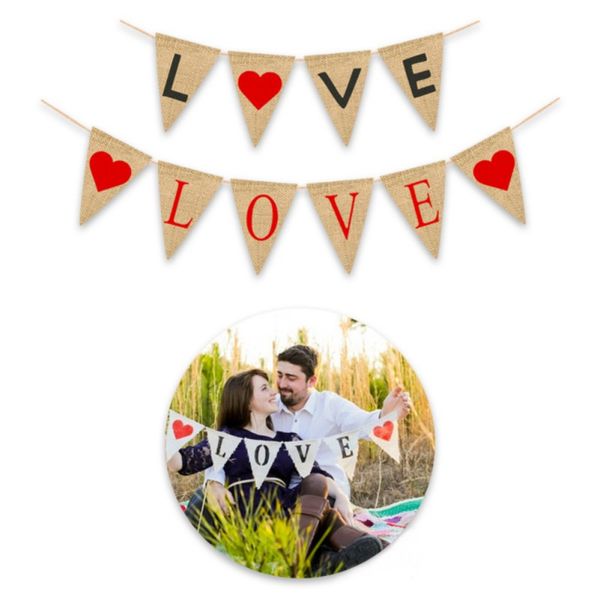 valentine's day hanging decoration thick burlap triangular banners love romantic letters hanging flag for party surprise decor
valentine's day hanging decoration thick burlap triangular banners love romantic letters hanging flag for party surprise decor