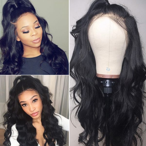 beau diva 360 lace frontal wig body wave human hair wigs lace front human hair wigs 130% density remy virgin brazilian hair, Black
beau diva 360 lace frontal wig body wave human hair wigs lace front human hair wigs 130% density remy virgin brazilian hair, Black