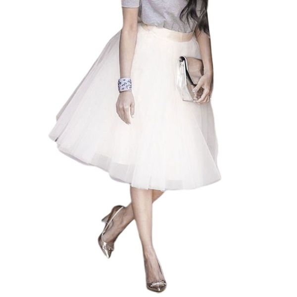 womens high waist knee length tulle a-line tutu skirt pleated multi layer solid color wedding prom party mesh petticoat skrit, Black
womens high waist knee length tulle a-line tutu skirt pleated multi layer solid color wedding prom party mesh petticoat skrit, Black