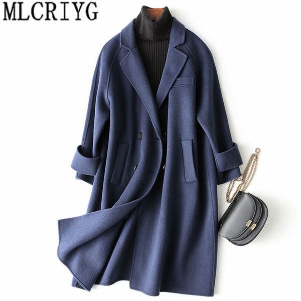 mlcriyg 2019 korean 80% wool coat female spring double-sided cashmere jacket women outerwear winter coats woman abrigos yq285, Black
mlcriyg 2019 korean 80% wool coat female spring double-sided cashmere jacket women outerwear winter coats woman abrigos yq285, Black