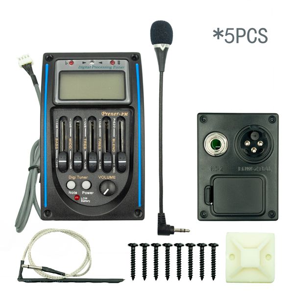 naomi 5pcs5 band акустическая гитара eq предусилитель prener-pm 5-полосный эквалайзер эквалайзер pickup tuner lcd w / микрофон
naomi 5pcs5 band акустическая гитара eq предусилитель prener-pm 5-полосный эквалайзер эквалайзер pickup tuner lcd w / микрофон
