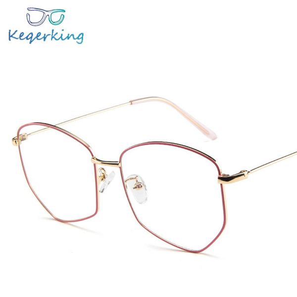metal fashion polygon glasses frame retro gold eyeglass frame spectacles round computer glasses no degrees ha-74, Black
metal fashion polygon glasses frame retro gold eyeglass frame spectacles round computer glasses no degrees ha-74, Black