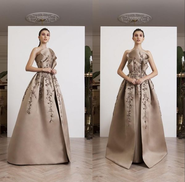 Evening Dresses 2019 Strapless Appliqued Formal Evening Wear Gowns A Line Satin Floor Length Formal Dress Vestidos De Fiesta Abendkleider
Evening Dresses 2019 Strapless Appliqued Formal Evening Wear Gowns A Line Satin Floor Length Formal Dress Vestidos De Fiesta Abendkleider