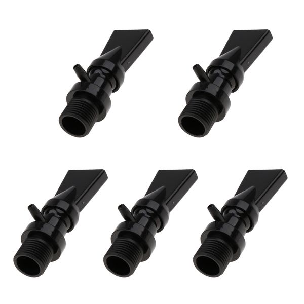 plastic aquarium water outlet duckbill return pipe end 360 degree outflow