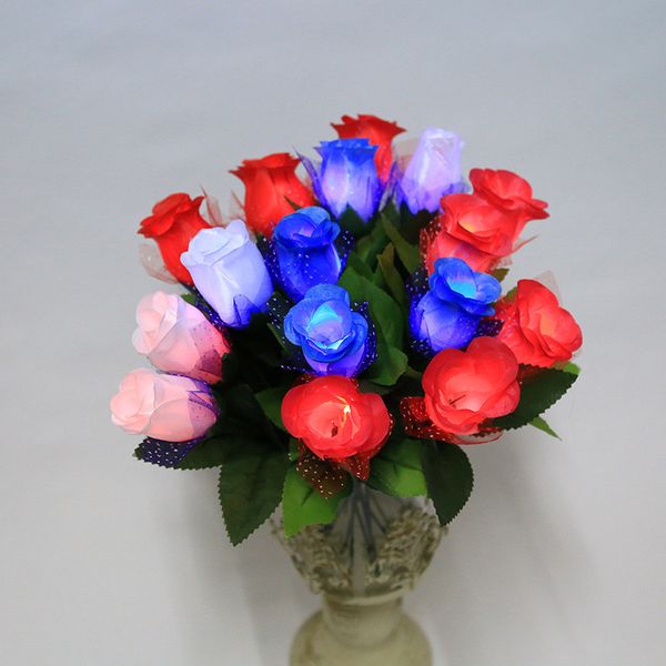led light up rose flowers valentines mother's day wedding gifts ornament simulation glowing colored rose party supplies decorations c12
led light up rose flowers valentines mother's day wedding gifts ornament simulation glowing colored rose party supplies decorations c12