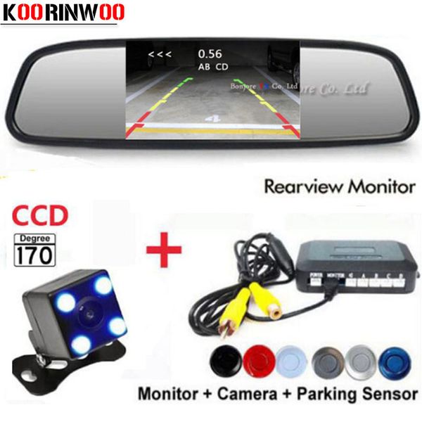 koorinwoo visible car parking system reverse back up 4 radars video system 4.3 car monitor auto rear view camera parktronic
koorinwoo visible car parking system reverse back up 4 radars video system 4.3 car monitor auto rear view camera parktronic