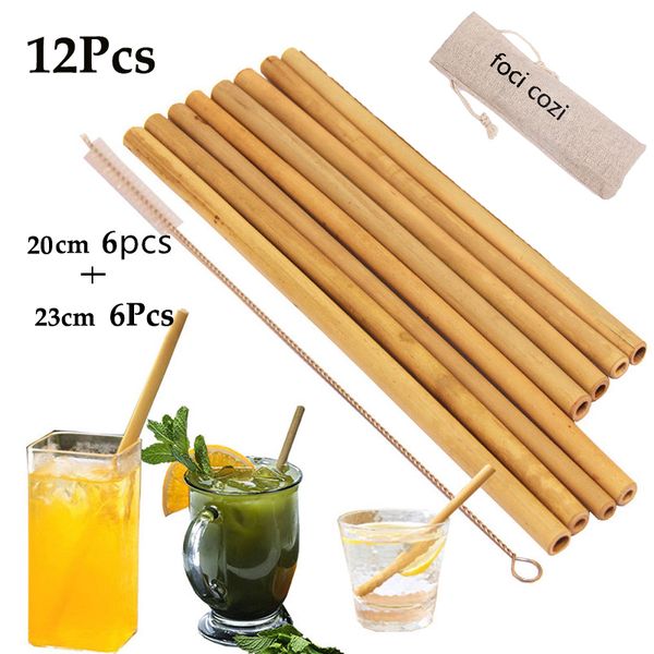 12pcs eco friendly bamboo straw bag bar reusable drinking straws cocktail wedding decoration + accessories reusable brush
12pcs eco friendly bamboo straw bag bar reusable drinking straws cocktail wedding decoration + accessories reusable brush