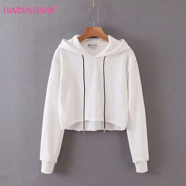 women's hoodies & sweatshirts lundunshijia 2021 spring autumn women cotton sweatshirt short jumper ladies fashion pullovers top, Black
women's hoodies & sweatshirts lundunshijia 2021 spring autumn women cotton sweatshirt short jumper ladies fashion pullovers top, Black