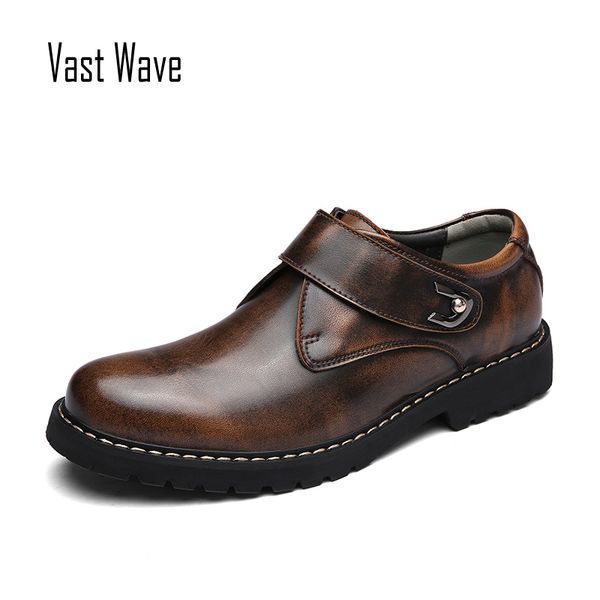 vastwave brand handmade breathable men's oxford shoes dress shoes men flats fashion genuine leather casual men, Black
vastwave brand handmade breathable men's oxford shoes dress shoes men flats fashion genuine leather casual men, Black