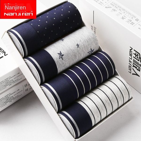 antarctic men's underwear 4 pieces in a box pure cotton mid-waist large size breathable striped flat pants men's underwear, Black;white
antarctic men's underwear 4 pieces in a box pure cotton mid-waist large size breathable striped flat pants men's underwear, Black;white