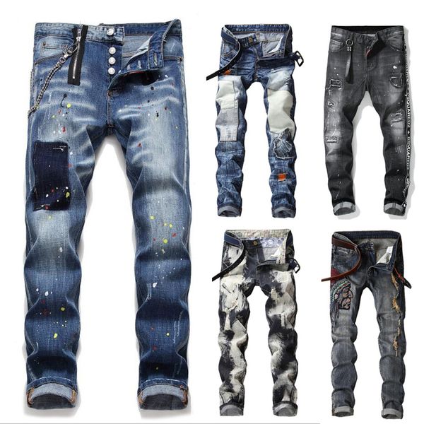 fashion men skinny jeans frayed jeans slim fit pant long trouser denim pant casual pants men denim pants destroyed, Blue
fashion men skinny jeans frayed jeans slim fit pant long trouser denim pant casual pants men denim pants destroyed, Blue