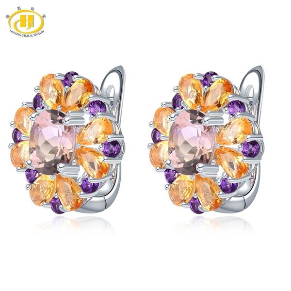 hutang ametrine hoop earrings, natural gemstone amethyst citrine 925 sterling silver earrings for women, fine jewelry for gift cj191202, Golden
hutang ametrine hoop earrings, natural gemstone amethyst citrine 925 sterling silver earrings for women, fine jewelry for gift cj191202, Golden