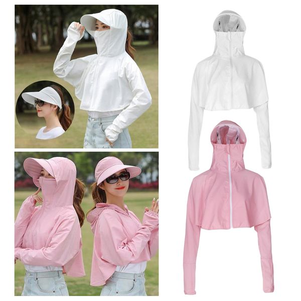 2x womens coat solid zipper thin hooded jacket quick dry outdoor hiking, Black;white
2x womens coat solid zipper thin hooded jacket quick dry outdoor hiking, Black;white