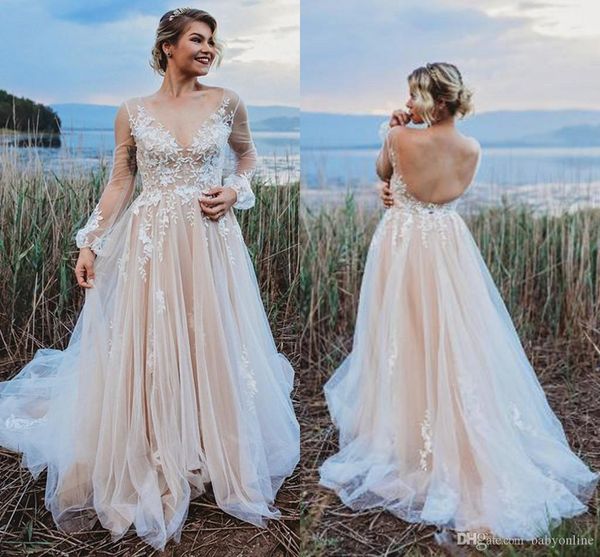сексуальное шампанское свадебные платья новый v-образным вырезом бич boho свадебные платья sexy backless длинные рукава аппликация сад сваде, White
сексуальное шампанское свадебные платья новый v-образным вырезом бич boho свадебные платья sexy backless длинные рукава аппликация сад сваде, White