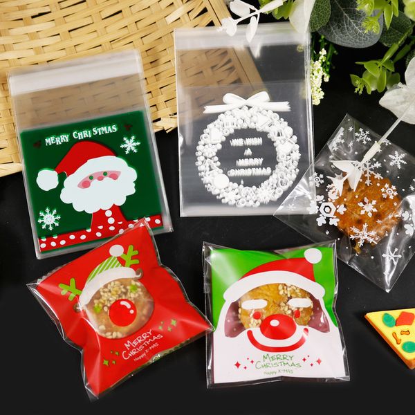 100pcs merry christmas plastic bag self adhesive cookies candy bags santa claus snowflake xmas plastic gift bags 7x7+3cm
100pcs merry christmas plastic bag self adhesive cookies candy bags santa claus snowflake xmas plastic gift bags 7x7+3cm