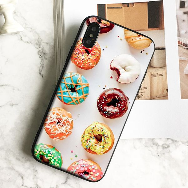 coque luxury rainbow dount phone case for iphone 11 pro xs max xr 8 7 6s plus 5 se case soft black tpu silicone cover.
coque luxury rainbow dount phone case for iphone 11 pro xs max xr 8 7 6s plus 5 se case soft black tpu silicone cover.