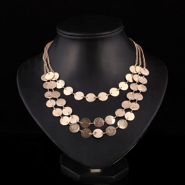 Ethnic Custom Geometric Coin Maxi Necklace Gold Color Chain & Pendants Retro Exaggerated Accessories Jewelry For Women
Ethnic Custom Geometric Coin Maxi Necklace Gold Color Chain & Pendants Retro Exaggerated Accessories Jewelry For Women