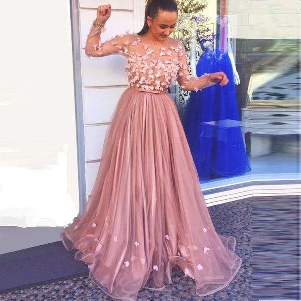 blush muslim evening dresses a line long sleeves tulle flowers elegant long formal evening gown, Black;red
blush muslim evening dresses a line long sleeves tulle flowers elegant long formal evening gown, Black;red