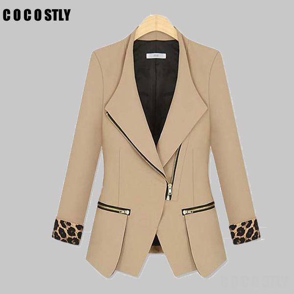 cocostly brand women blazers and jackets leopard print blazer women blaser slim coat casual zipper bomber jacket outerwear, White;black
cocostly brand women blazers and jackets leopard print blazer women blaser slim coat casual zipper bomber jacket outerwear, White;black