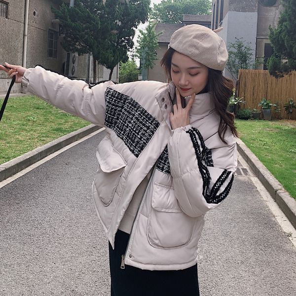 autumn winter jacket women parkas mujer nice fashion coat loose stand collar jacket women parka warm casual lattice overcoat, Black
autumn winter jacket women parkas mujer nice fashion coat loose stand collar jacket women parka warm casual lattice overcoat, Black