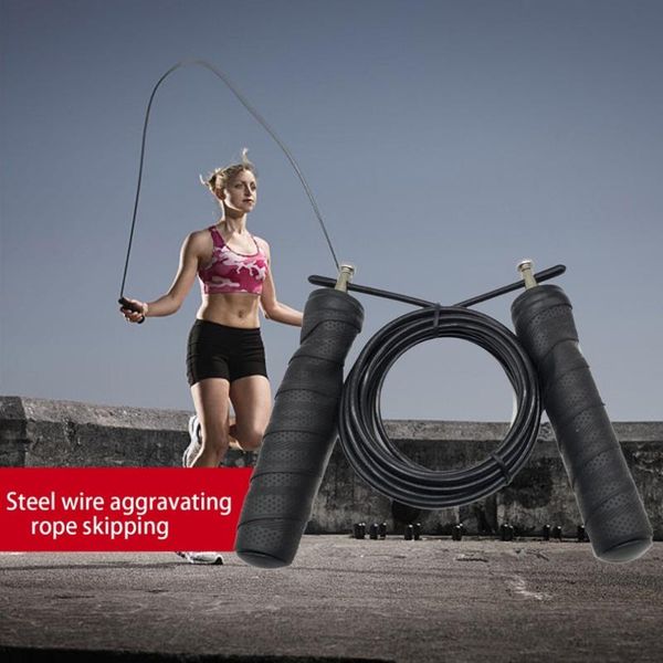 3m steel wire jump rope adjustable skipping speed rope sweat wicking handle fitness training for boxing exercise comba
3m steel wire jump rope adjustable skipping speed rope sweat wicking handle fitness training for boxing exercise comba