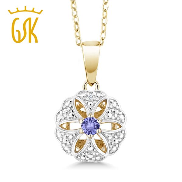 gemstoneking women's vintage fine jewelry 0.12 cttw round blue tanzanite 18k yellow gold plated silver pendant necklace
gemstoneking women's vintage fine jewelry 0.12 cttw round blue tanzanite 18k yellow gold plated silver pendant necklace