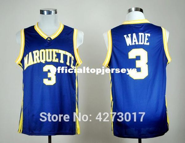 mens #3 dwayne wade college marquette golden eagles basketball jersey all size embroidery stitched size s-xxl ncaa, Black;blue
mens #3 dwayne wade college marquette golden eagles basketball jersey all size embroidery stitched size s-xxl ncaa, Black;blue