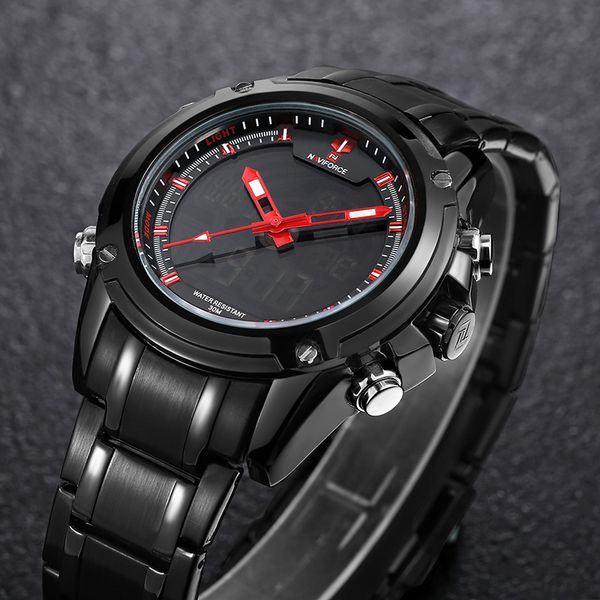 naviforce relogio masculino digital stainless men watch quartz watches men waterproof electronic led men's watches digital sport, Slivery;brown
naviforce relogio masculino digital stainless men watch quartz watches men waterproof electronic led men's watches digital sport, Slivery;brown