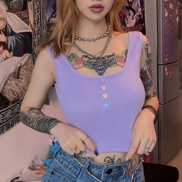 aprilgrass fashion button tank fashion womens purple vest off shoulder halter blusa shirt 2019 summer slim crop camisole
aprilgrass fashion button tank fashion womens purple vest off shoulder halter blusa shirt 2019 summer slim crop camisole