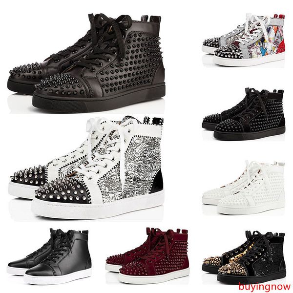 2020 designer shoes studded spikes fashion red suede leather mens womens flat bottoms luxury shoes party lovers sneakers size 36-46 with
2020 designer shoes studded spikes fashion red suede leather mens womens flat bottoms luxury shoes party lovers sneakers size 36-46 with