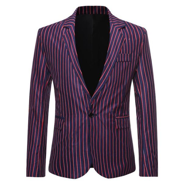 fashion striped lapel suits men blazer spring autumn masculino slim fit casaco jaqueta masculina coats mens jacket, White;black
fashion striped lapel suits men blazer spring autumn masculino slim fit casaco jaqueta masculina coats mens jacket, White;black