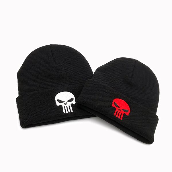 embroidery black skulls winter warm the punisher cool beanie men skeleton justiceiro castigador knitted hat teenagers boy
embroidery black skulls winter warm the punisher cool beanie men skeleton justiceiro castigador knitted hat teenagers boy
