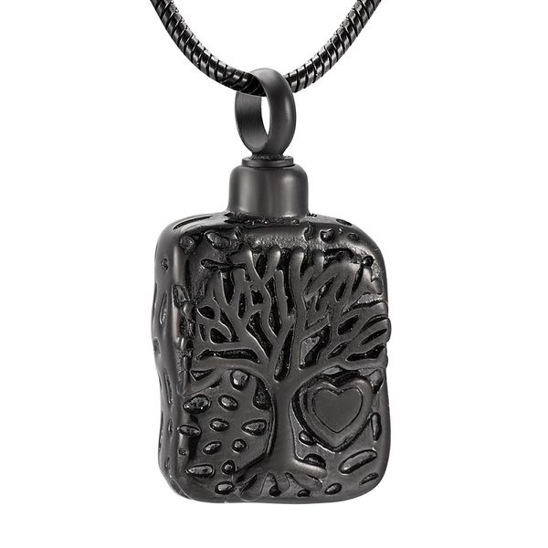 ijd9910 black tree of life square stainless steel cremation jewelry for ashes urn pendant for pets human memorial necklaces men women, Silver
ijd9910 black tree of life square stainless steel cremation jewelry for ashes urn pendant for pets human memorial necklaces men women, Silver