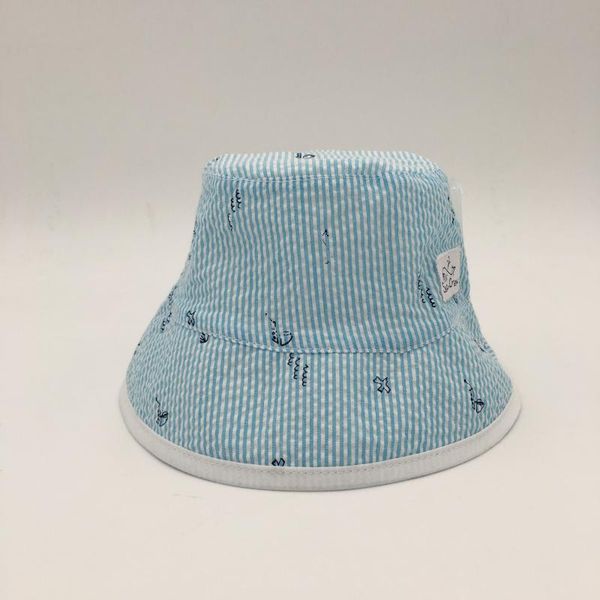 2020 kids lovely cute outdoor seersucker strip print spring summer sun protection fisherman hat cotton bucket accessories, Blue;gray
2020 kids lovely cute outdoor seersucker strip print spring summer sun protection fisherman hat cotton bucket accessories, Blue;gray