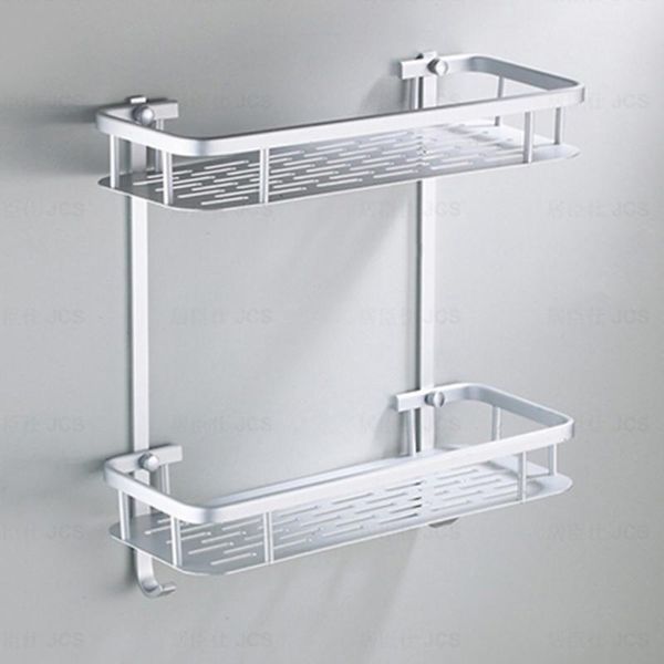 1/2 tiers aluminium bathroom shower bath holder for shampoos shower gel kitchen home balcony shelf hanging storage rack
1/2 tiers aluminium bathroom shower bath holder for shampoos shower gel kitchen home balcony shelf hanging storage rack