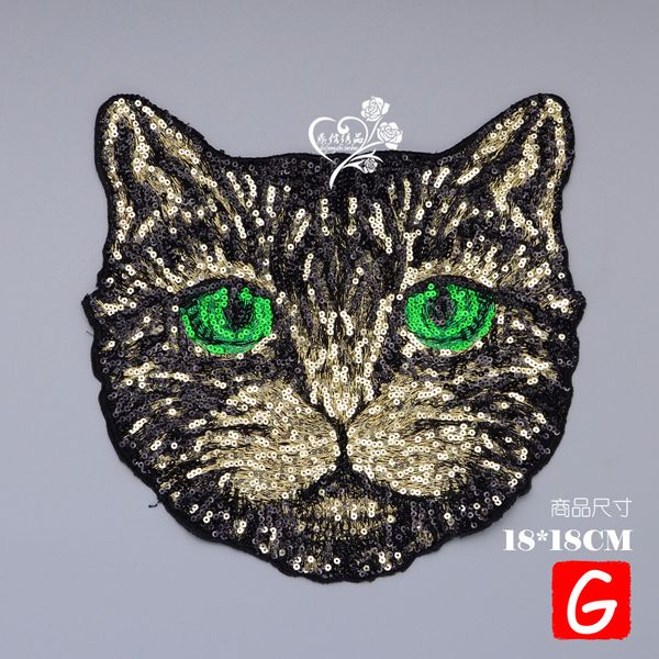 gugutree embroidery big cats patch animal patches badges applique patches for clothing dx-29, Black
gugutree embroidery big cats patch animal patches badges applique patches for clothing dx-29, Black