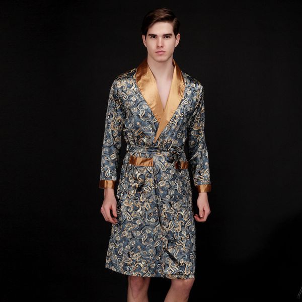 sleep lounge imitated silk robe for men bathrobe men's pajamas dressing gowns kimono lounge sleepwear bath gown, Black;brown
sleep lounge imitated silk robe for men bathrobe men's pajamas dressing gowns kimono lounge sleepwear bath gown, Black;brown