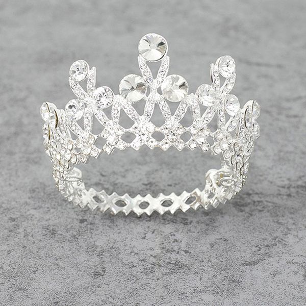 luxury fashion silver wedding small round crown bridal baroque queen hair jewelry women rhinestone tiara crown hair accessories, Golden;white 
luxury fashion silver wedding small round crown bridal baroque queen hair jewelry women rhinestone tiara crown hair accessories, Golden;white