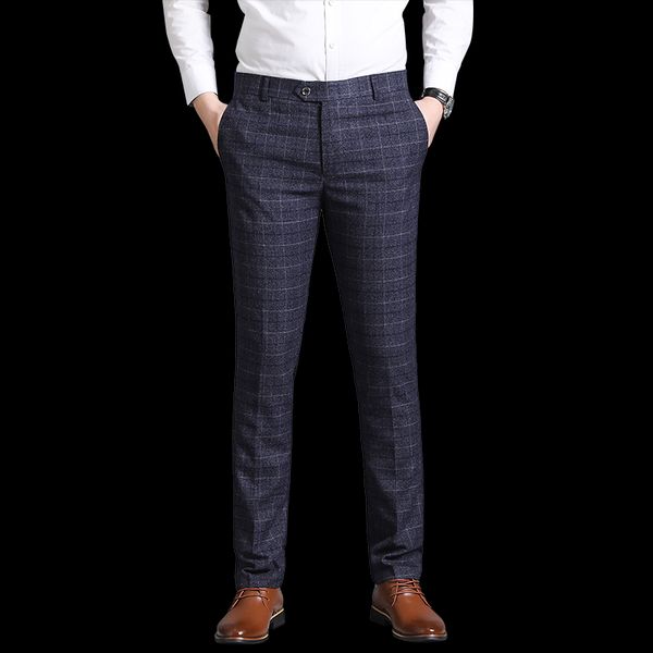 2019 new Business casual men's suit pants striped plaid trousers navy gray pants male size 29-38
2019 new Business casual men's suit pants striped plaid trousers navy gray pants male size 29-38