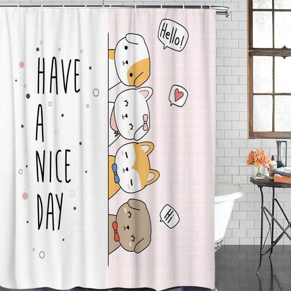 modern curtain cartoon animal puppy plaid printed bathroom shower curtain bathroom decor waterproof fabric shower
modern curtain cartoon animal puppy plaid printed bathroom shower curtain bathroom decor waterproof fabric shower