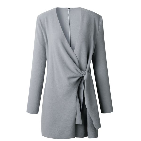 new personality trend autumn and winter fashion v-tie long-sleeved wool jacket 100173, Black
new personality trend autumn and winter fashion v-tie long-sleeved wool jacket 100173, Black