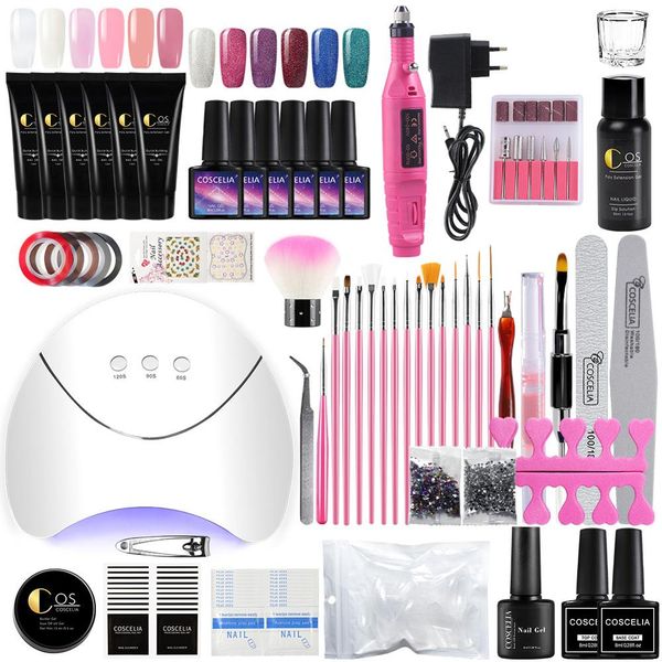 coscelia professional manicure kit 36w led uv lamp dryer nail art brush quick building for nails extensions jelly gel nail drill
coscelia professional manicure kit 36w led uv lamp dryer nail art brush quick building for nails extensions jelly gel nail drill