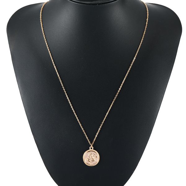 korean version of the 2019 fashion new necklace wild single layer rose pattern creative woman necklace manufacturers wholesale, Silver
korean version of the 2019 fashion new necklace wild single layer rose pattern creative woman necklace manufacturers wholesale, Silver