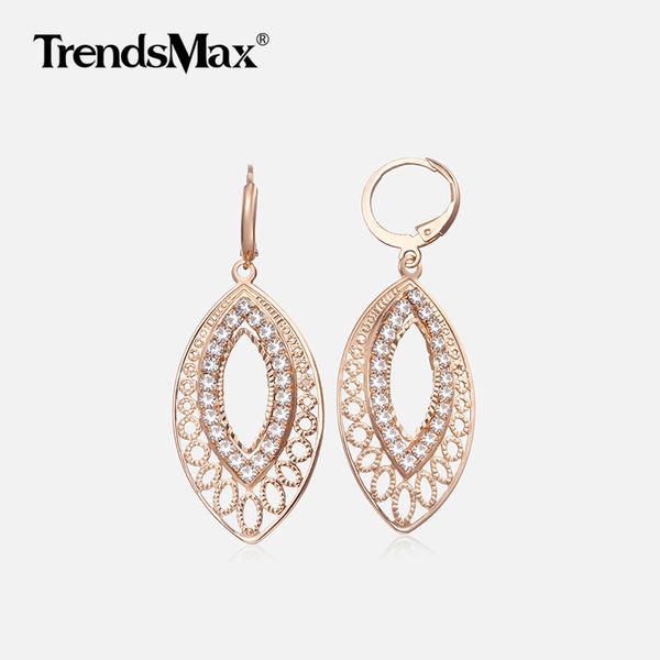 leaf shaped dangling earrings for women cubic zircon 585 rose gold drop earrings woman party wedding jewelry gifts kge196, Silver
leaf shaped dangling earrings for women cubic zircon 585 rose gold drop earrings woman party wedding jewelry gifts kge196, Silver